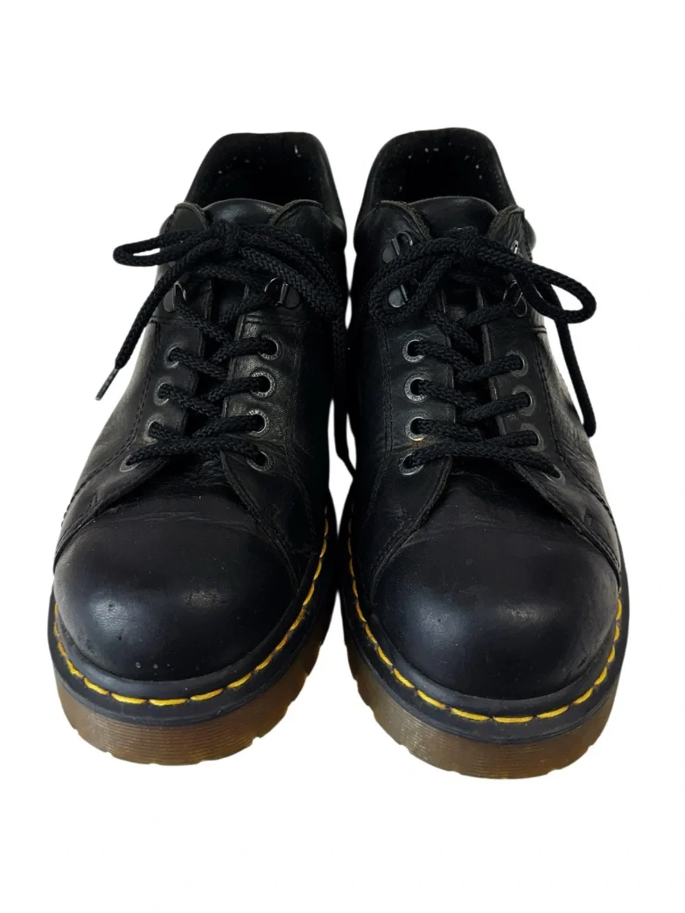 Vintage Dr. Martens #8312 black leather chunky Oxford shoes Size Mens 12